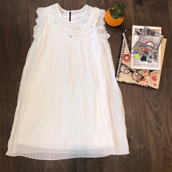 Speechless Women's Size 14 Top White Tunic Blouse Sleeveless NWOT - Picture 4 of 16